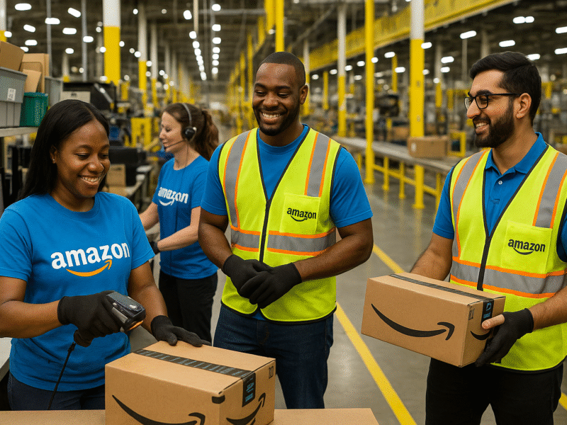 Amazon Warehouse Jobs in USA with Visa Sponsorship